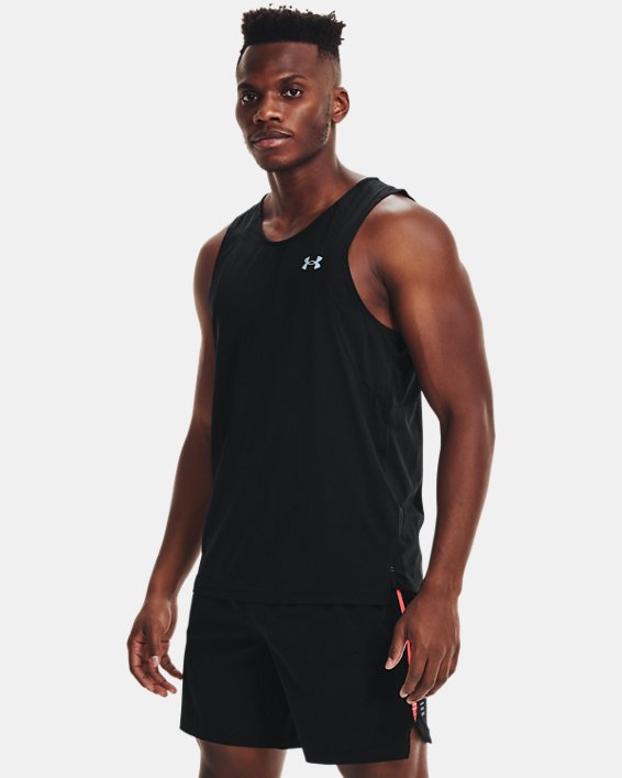 เสื้อกล้าม UA Iso-Chill สำหรับผู้ชาย, Black, pdpMainDesktop image number 0